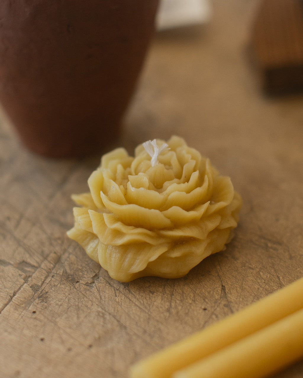 Hand Poured Beeswax Candle